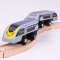 Bigjigs Rail Drevené vláčiky - Rýchlik Eurostar e320