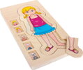 Obliekacie puzzle Anatómia - ľudské telo dievča