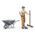 Bruder 62130 BWORLD Set komunál s figúrkou