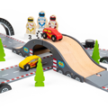 Bigjigs Rail Drevená autodráha závodný deň - poškodený obal
