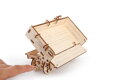 Ugears 3D drevené mechanické puzzle Vlečka za traktor