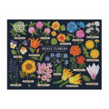 Galison Puzzle Jedlé kvety 1000 dielikov