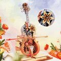 RoboTime 3D drevená skladačka hracej skrinky Kúzelné violončelo farebné (mechanický pohon)
