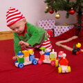Bigjigs Toys Drevený vláčik s nasadzovaním