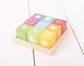 Bigjigs Toys Drevené kocky s obrázkami