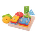 Bigjigs Toys Nasadzovanie tvarov na tyče