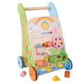 Bigjigs Toys Drevené aktívne chodítko Záhrada