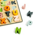 Drevené puzzle veľké písmená - ABC