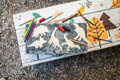 BeWooden Maľuj a obkresluj - Dino