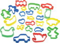 Bigjigs Toys Nástroje na vykrajovanie cesta 24 ks