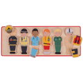Bigjigs Toys Vkladacie puzzle - Záchranársky tím