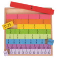 Bigjigs Toys Didaktická tabuľka - Zlomky 51 ks