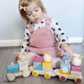 Bigjigs Baby Dřevěný vláček se zvířátky - poškozený obal