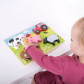 Bigjigs Toys Drevené vkladacie puzzle - Farma