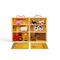 Bigjigs Toys Krabička na hranie Farma
