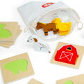 Bigjigs Toys Cestovná hra Hmataj a nájdi Farma