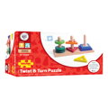 Bigjigs Toys Nasadzovacie puzzle -  Nasaď a otoč