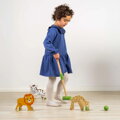 Bigjigs Toys Drevený kroket Džungľa