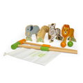 Bigjigs Toys Drevený kroket Džungľa