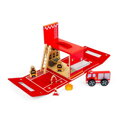 Bigjigs Toys Drevená hasičská stanica na cesty