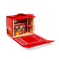 Bigjigs Toys Drevená hasičská stanica na cesty