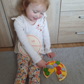 Bigjigs Toys Drevená pizza na krájanie