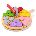 Bigjigs Toys Drevená pizza na krájanie