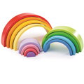 Bigjigs Toys Drevená skladacia dúha veľká