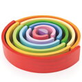 Bigjigs Toys Drevená skladacia dúha veľká