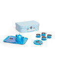Bigjigs Toys Modrý bodkovaný čajový set