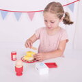 Bigjigs Toys Drevený set s bodkami Raňajky