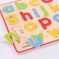 Bigjigs Toys Vkladacie Puzzle Anglická malá abeceda s obrázkami