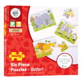 Bigjigs Toys Puzzle 3v1 Safari zvieratká