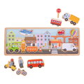 Bigjigs Toys Magnetická doska Mesto