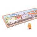 Bigjigs Toys Magnetická doska Mesto