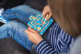 Bigjigs Toys Drevený magnetický labyrint Tyrkysová loď