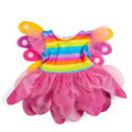 Bigjigs Toys Dúhové šaty víly s krídlami pre bábiku 34 cm