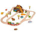 Bigjigs Rail Drevená vláčikodráha Dinosaurus