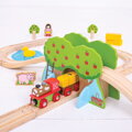 Bigjigs Rail Drevená vláčikodráha - Farma