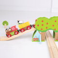 Bigjigs Rail Drevená vláčikodráha - Farma