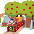 Bigjigs Rail Drevená vláčikodráha - Farma
