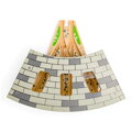 Bigjigs Rail Trojité depo s bránou - poškodený obal