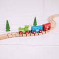 Bigjigs Rail Drevené koľaje - Ohybná koľaj 2 ks