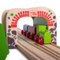 Bigjigs Rail Drevené vláčiky - Dvojitý železničný tunel