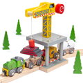 Bigjigs Rail Drevené vláčiky - Veľký žeriav