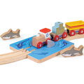 Bigjigs Rail Drevené koľaje Vír so žralokmi