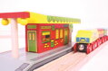 Bigjigs Rail Drevené vláčiky - Vidiecka stanica