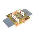 Bigjigs Rail Drevené autodráhy - Železničné priecestie