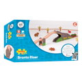 Bigjigs Rail Drevené vláčiky - Most s dinosaurom