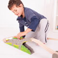 Bigjigs Rail Drevené vláčiky - Most s dinosaurom